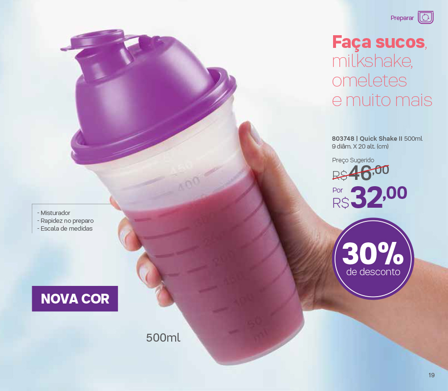 revista tupperware vitrine 11/2018 pag19
