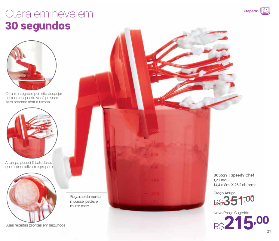 revista tupperware vitrine 11/2018 pag21
