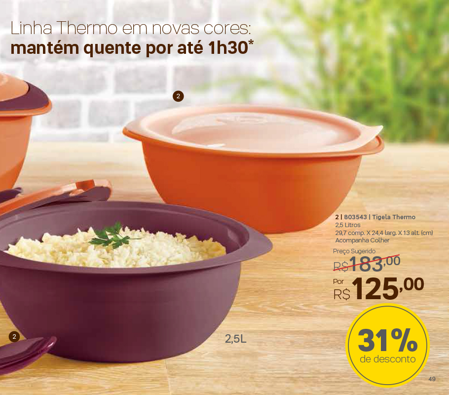 revista tupperware vitrine 11/2018 pag48