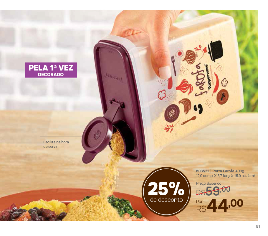 revista tupperware vitrine 11/2018 pag50