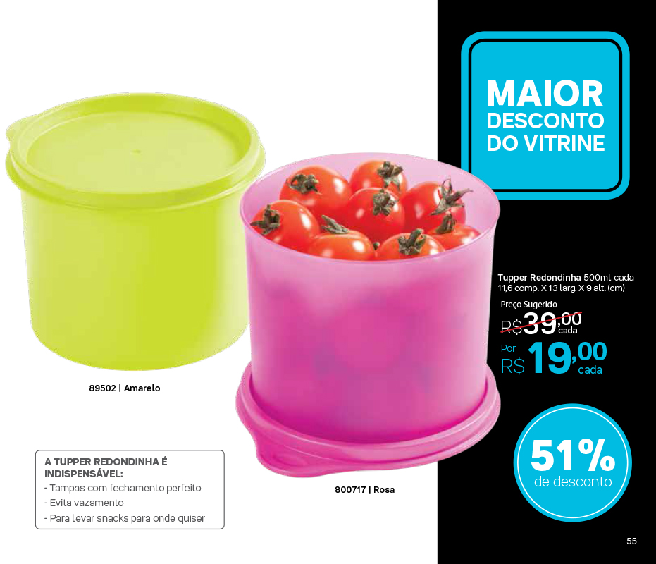 revista tupperware vitrine 11/2018 pag55