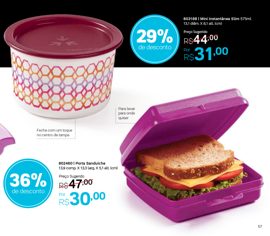 revista tupperware vitrine 11/2018 pag57
